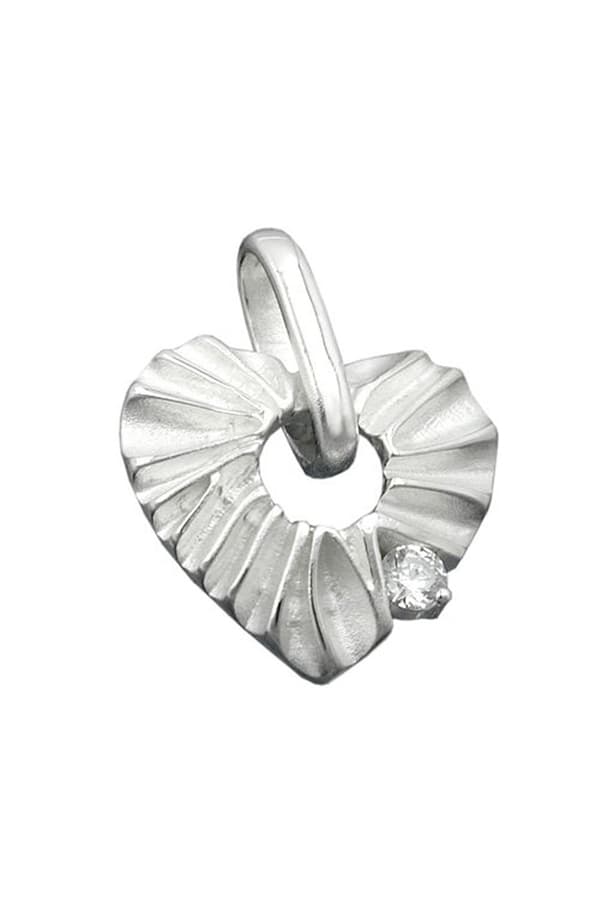 Pendant Heart With Zirconia Silver 925 - GL91805