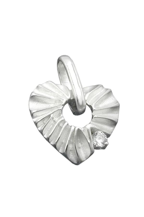 Pendant Heart With Zirconia Silver 925 - GL91805