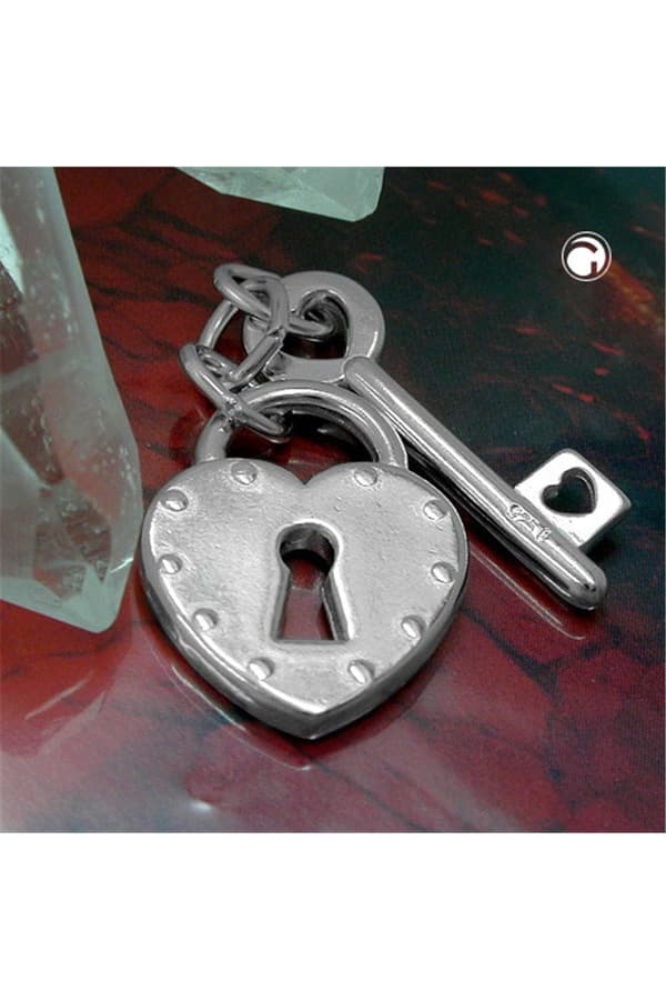 Pendant Lock & Key Silver 925 - GL91629