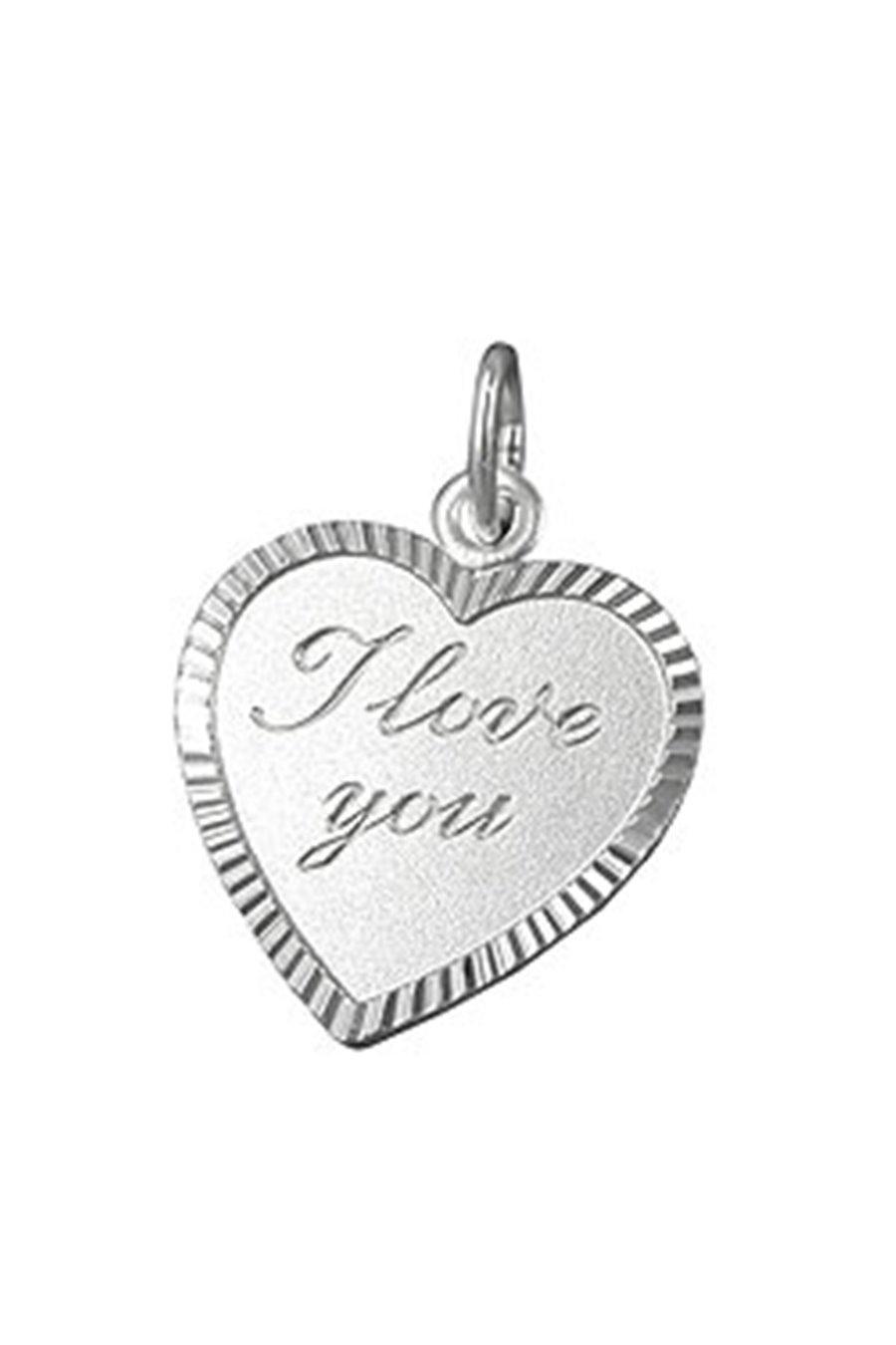 Pendant Heart I Love You Silver 925 - GL90184