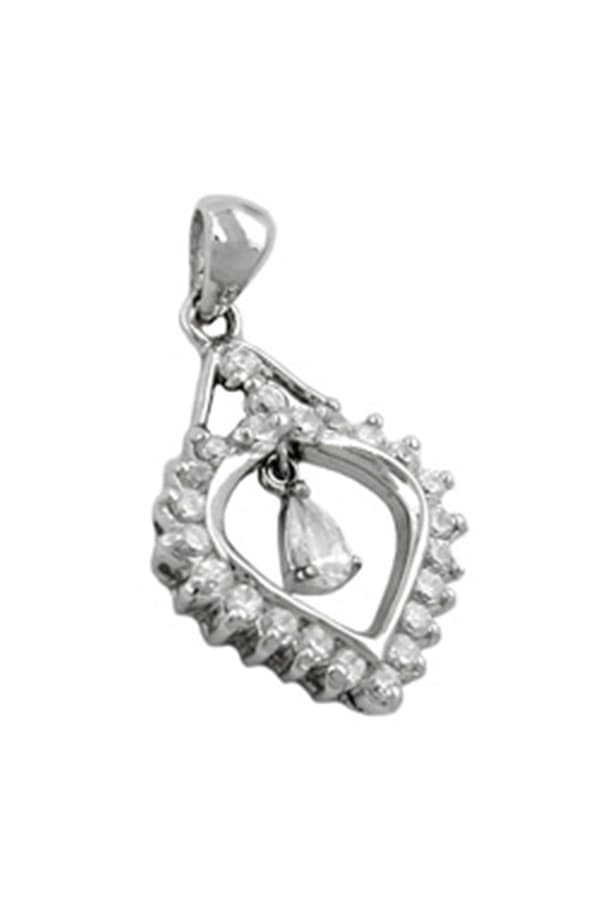 Pendant Zirconia Heart Silver 925 - GL90084