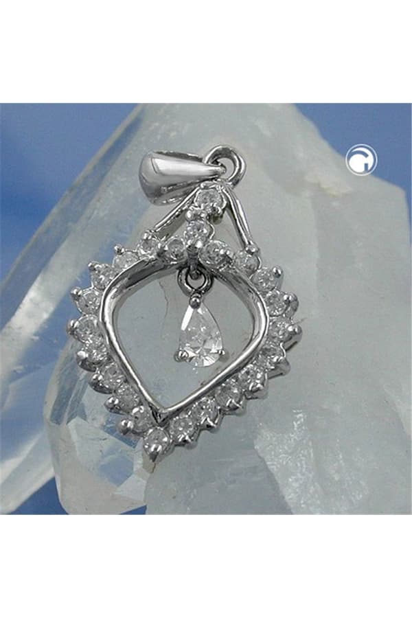 Pendant Zirconia Heart Silver 925 - GL90084