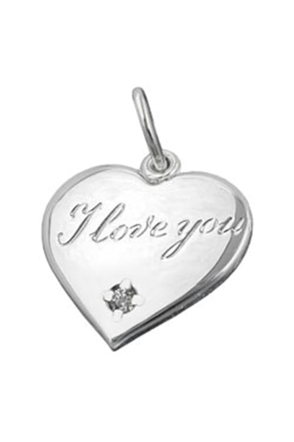 Pendant Heart Cubic Zirconia Silver 925 - GL90033