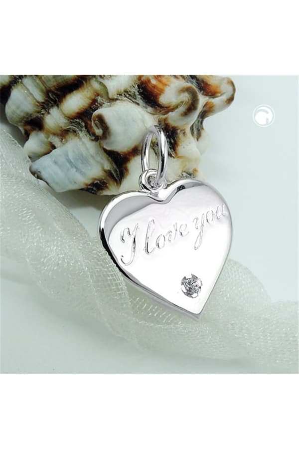 Pendant Heart Cubic Zirconia Silver 925 - GL90033