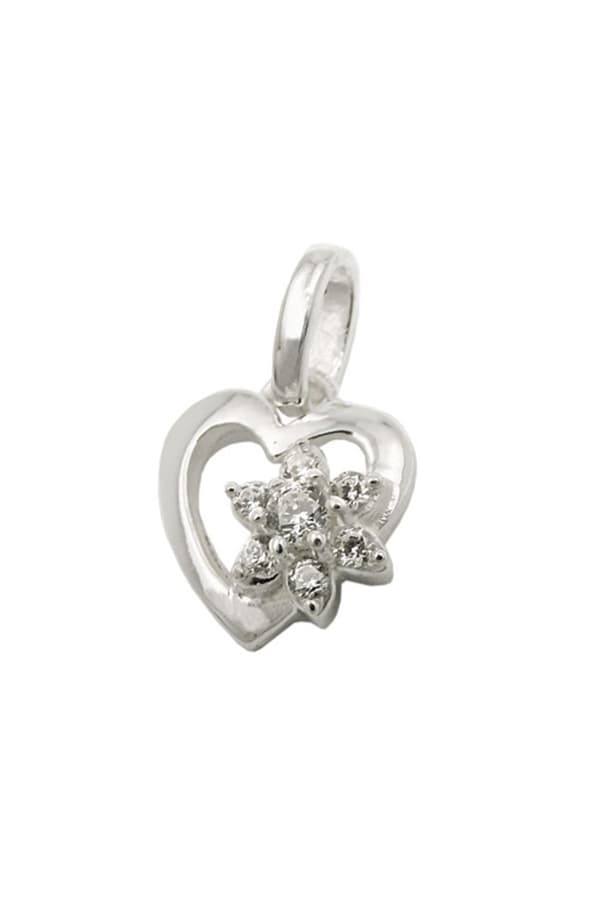 Pendant Flower Zirconia Silver 925 - GL93715