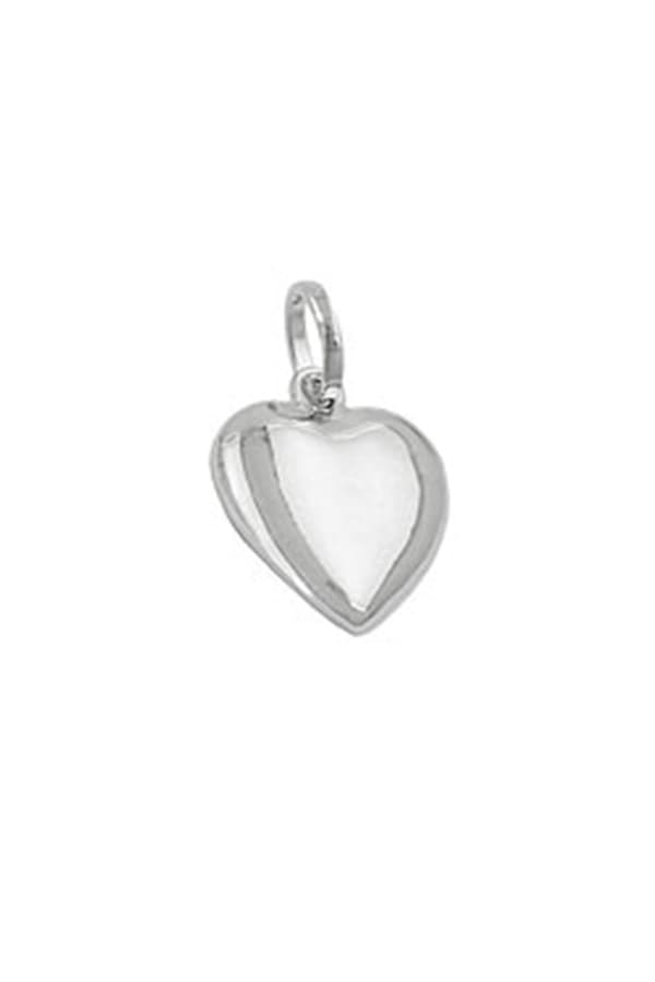 Pendant Heart Rhodium Plated Silver 925 - GL93775