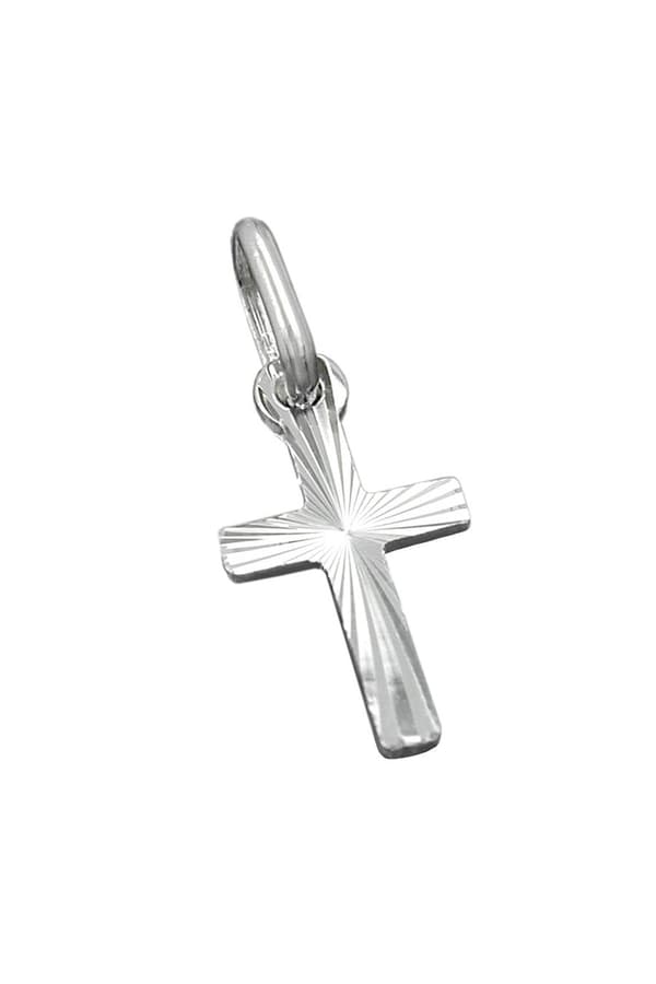 Pendant Cross Diamond Cut Silver 925 - GL92396