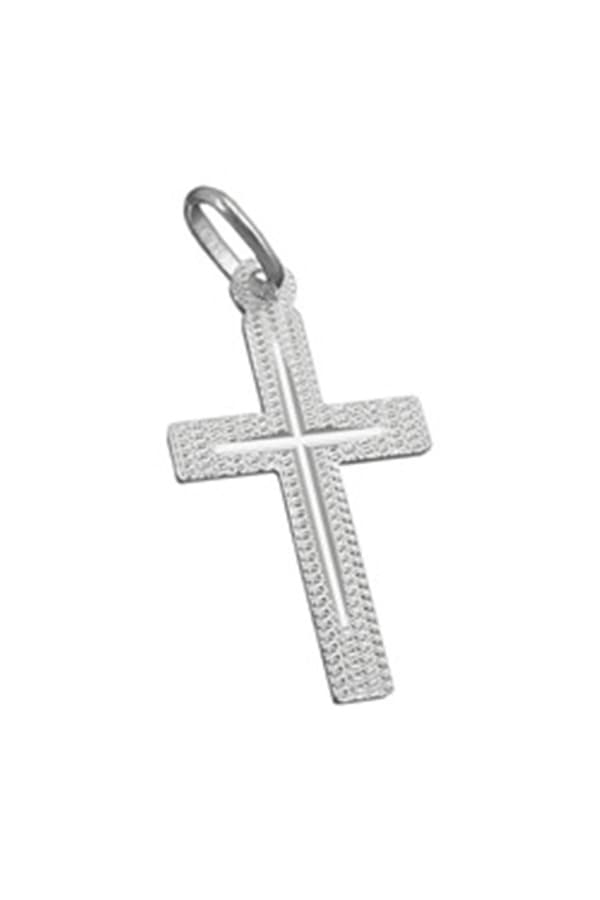 Pendant 23x13mm Cross Diamond Silver 925 - GL90973