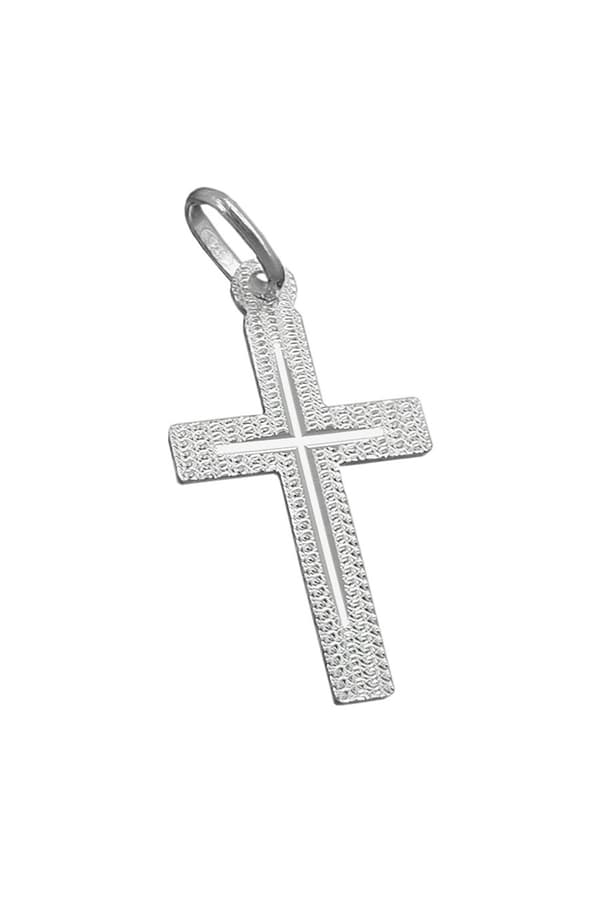 Pendant 23x13mm Cross Diamond Silver 925 - GL90973