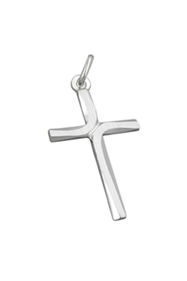 Pendant Cross Shiny - Matt Silver 925 - GL90972