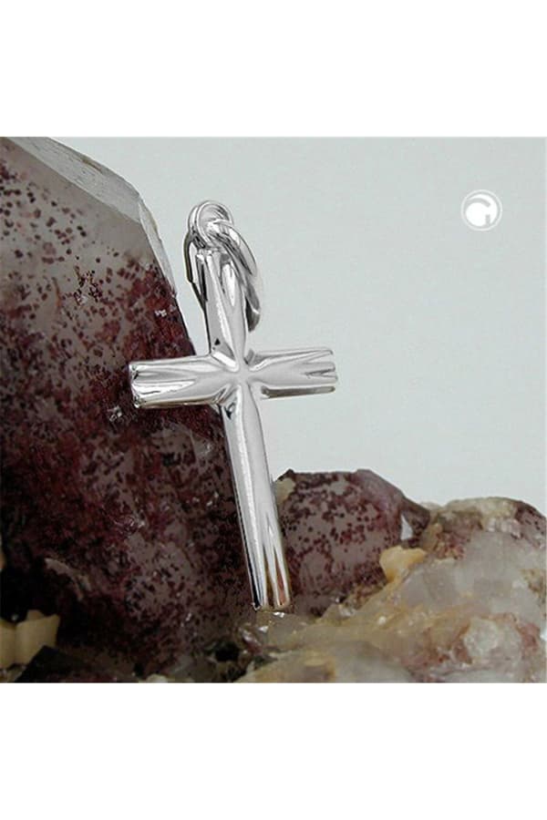 Pendant Small Cross Shiny Silver 925 - GL90442