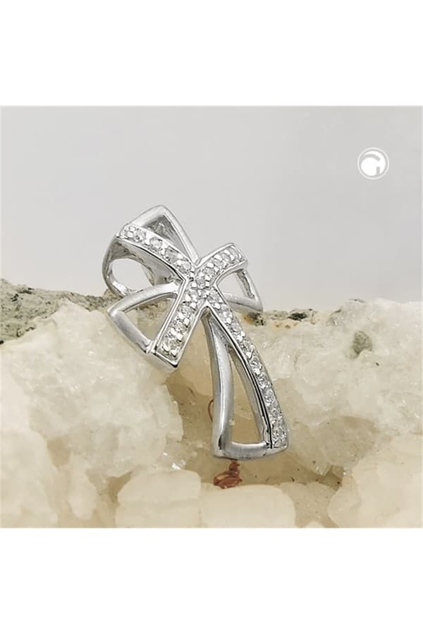 Pendant Cross With Zirconia Silver 925 - GL93914