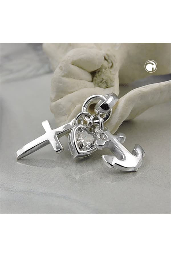 Pendant Faith Hope And Charity Silver - GL93725