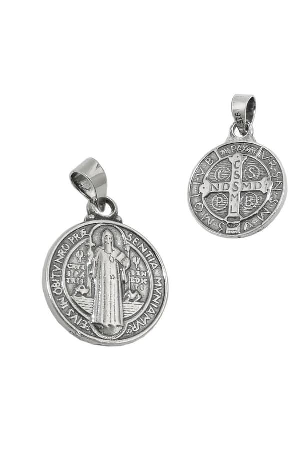 Pendant Religius Medal Oxid Silver 925 - GL93747