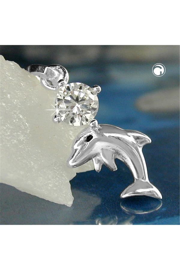 Pendant Dolphin Zirconia Silver 925 - GL91683