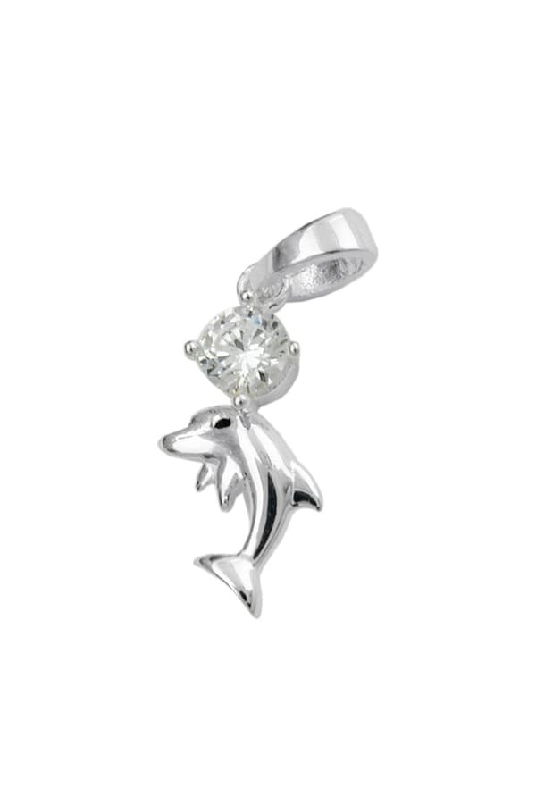 Pendant Dolphin Zirconia Silver 925 - GL91683