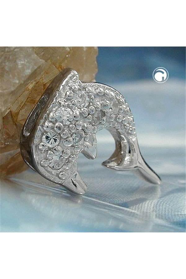 Pendant Dolphin Zirconia Silver 925 - GL90918