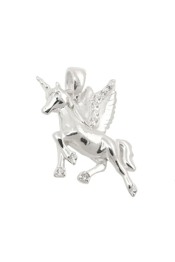 Pendant Winged Horses Unicorn Silver 925 - GL93812