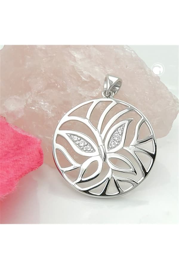 Pendant Butterfly Zirconia Silver 925 - GL93881