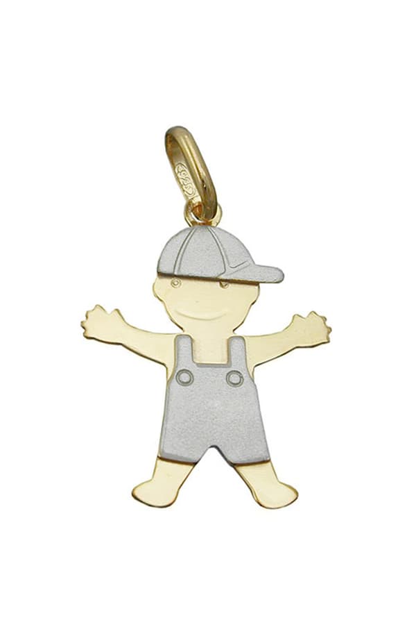 Pendant Boy Two Tone Silver 925 - GL93425