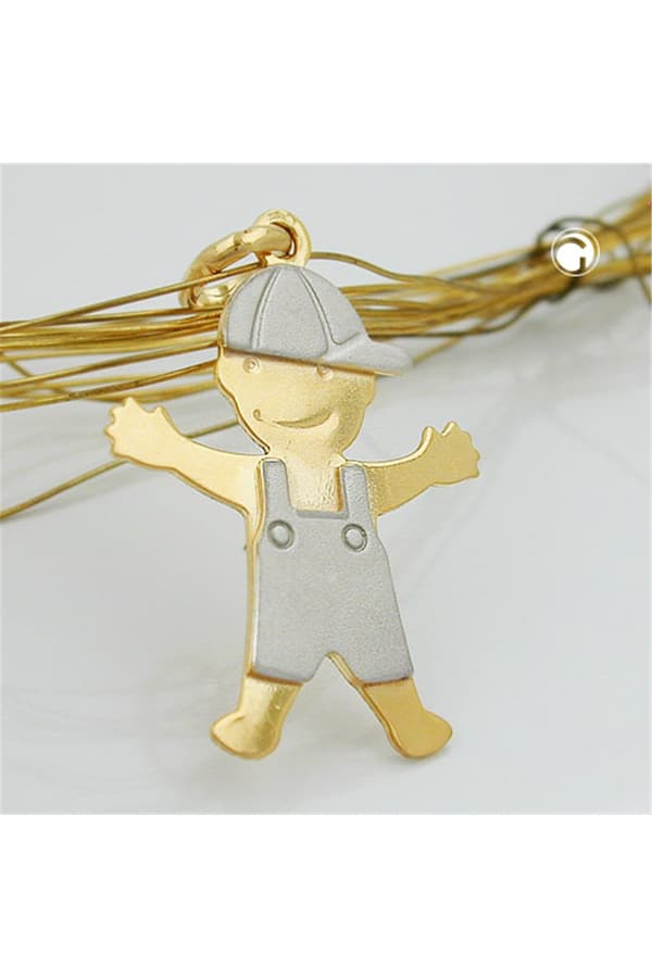 Pendant Boy Two Tone Silver 925 - GL93425