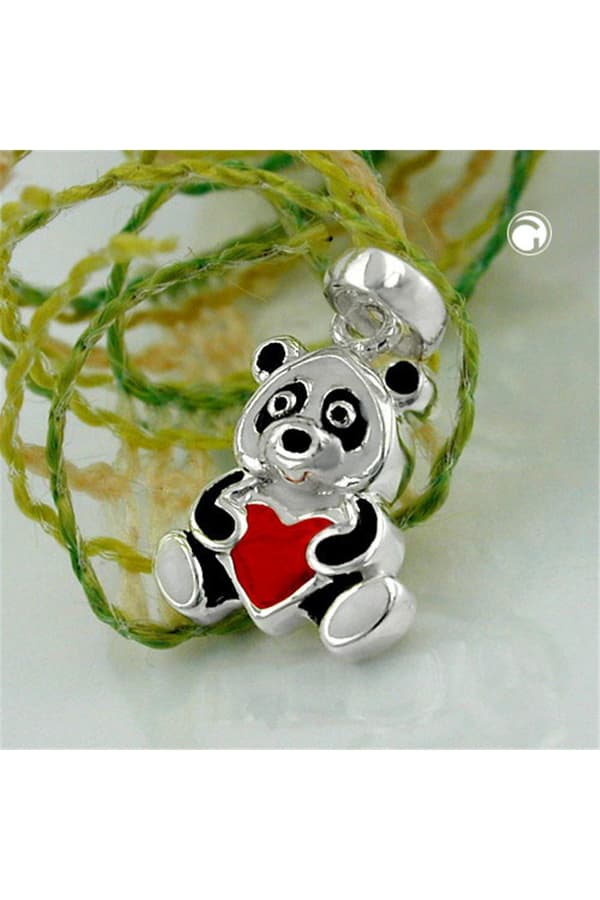 Pendant Coloured Panda Silver 925 - GL93344