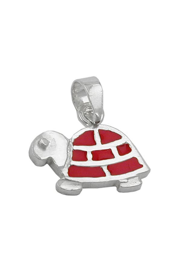 Pendant Red Turtle Silver 925 - GL92242