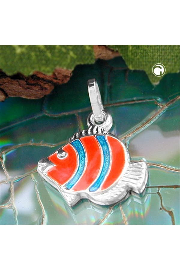 Pendant Clown Fish Orange Silver 925 - GL92213