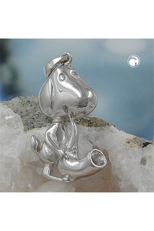 Pendant Dog With Saxophone Silver 925 - GL91270