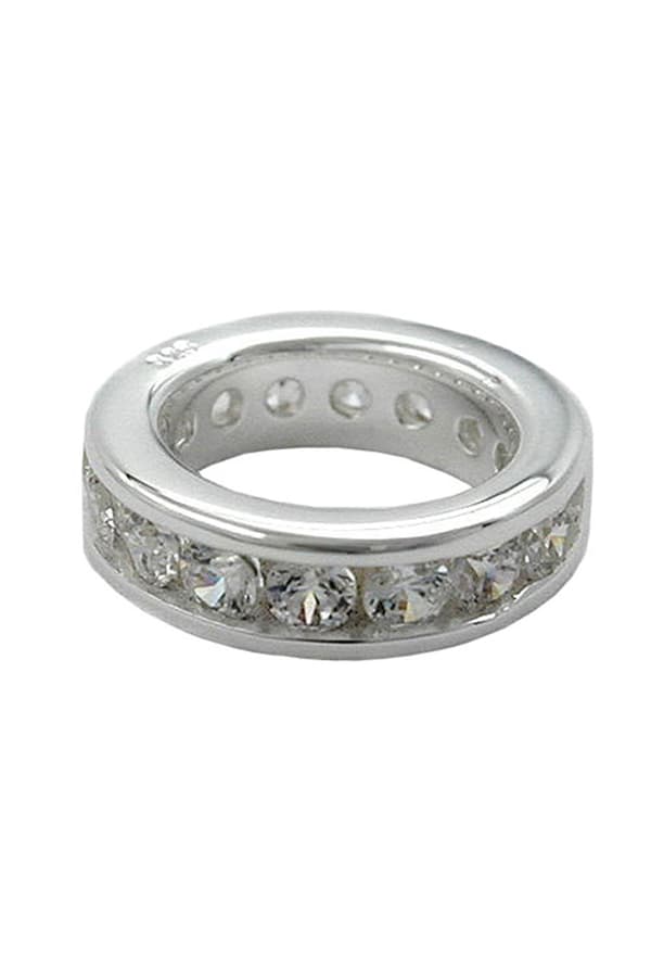 Pendant Baptismal Ring Cubic Zirconia Silver 925 - GL90862