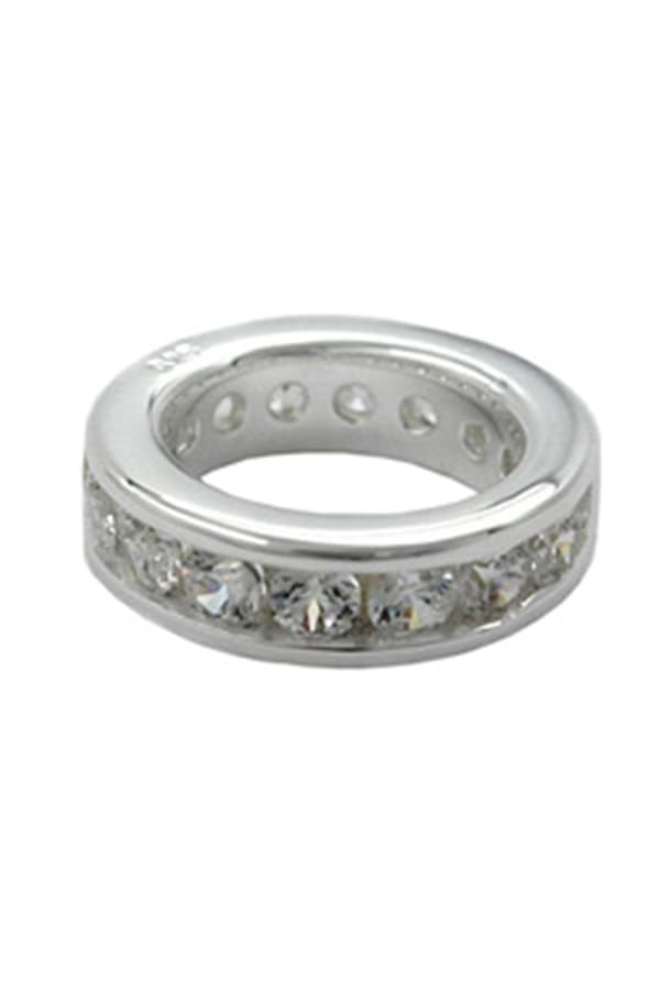 Pendant Baptismal Ring Cubic Zirconia Silver 925 - GL90862