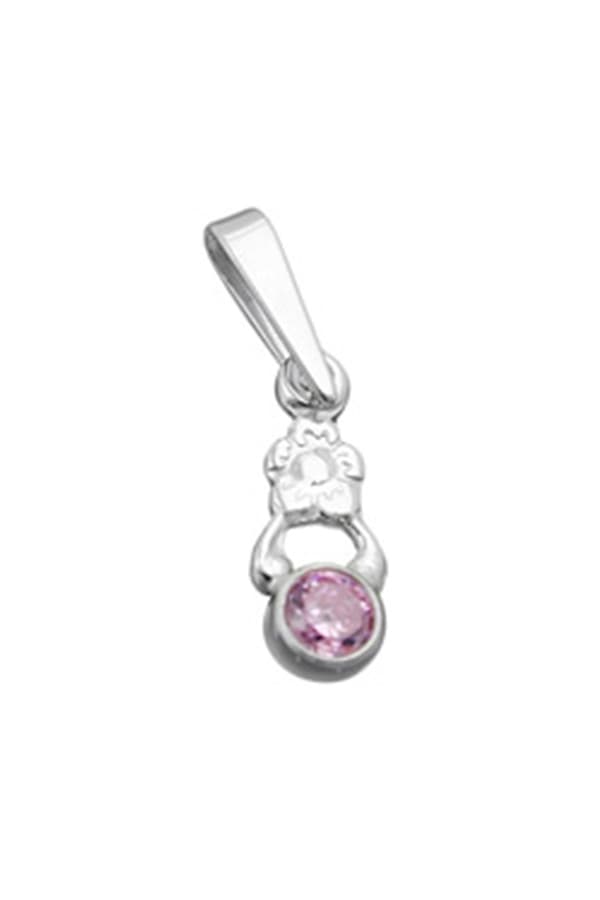 Pendant Flower Pink Silver 925 - GL90805