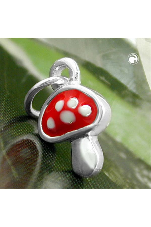 Pendant Fly Agaric Red Silver 925 - GL90464