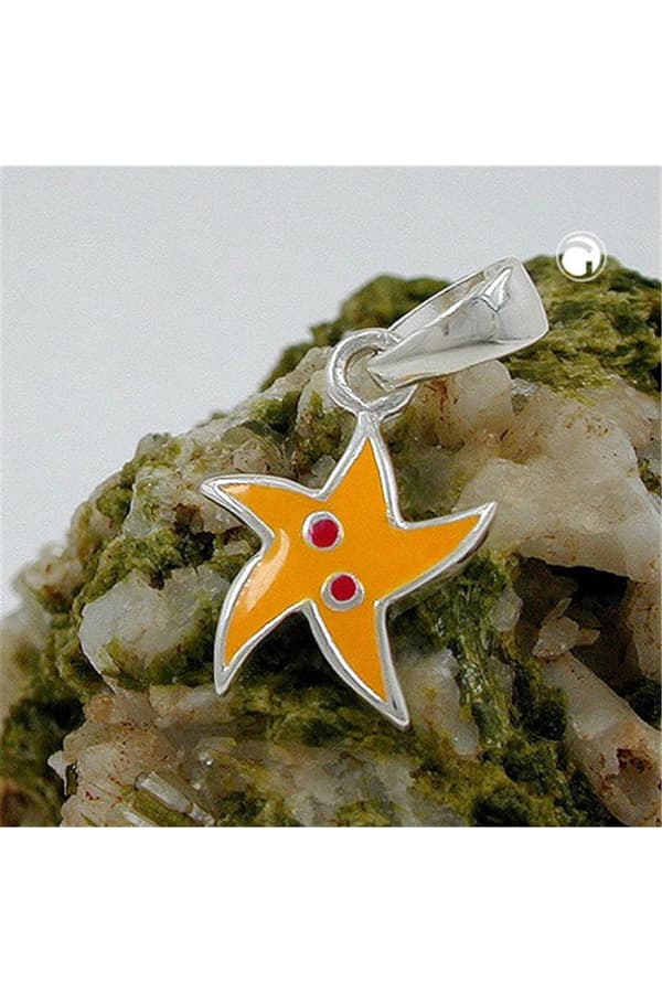 Pendant Yellow Star Silver 925 - GL90459