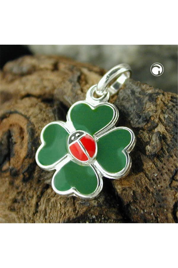 Pendant Clover Leaf Beetle Silver 925 - GL90017