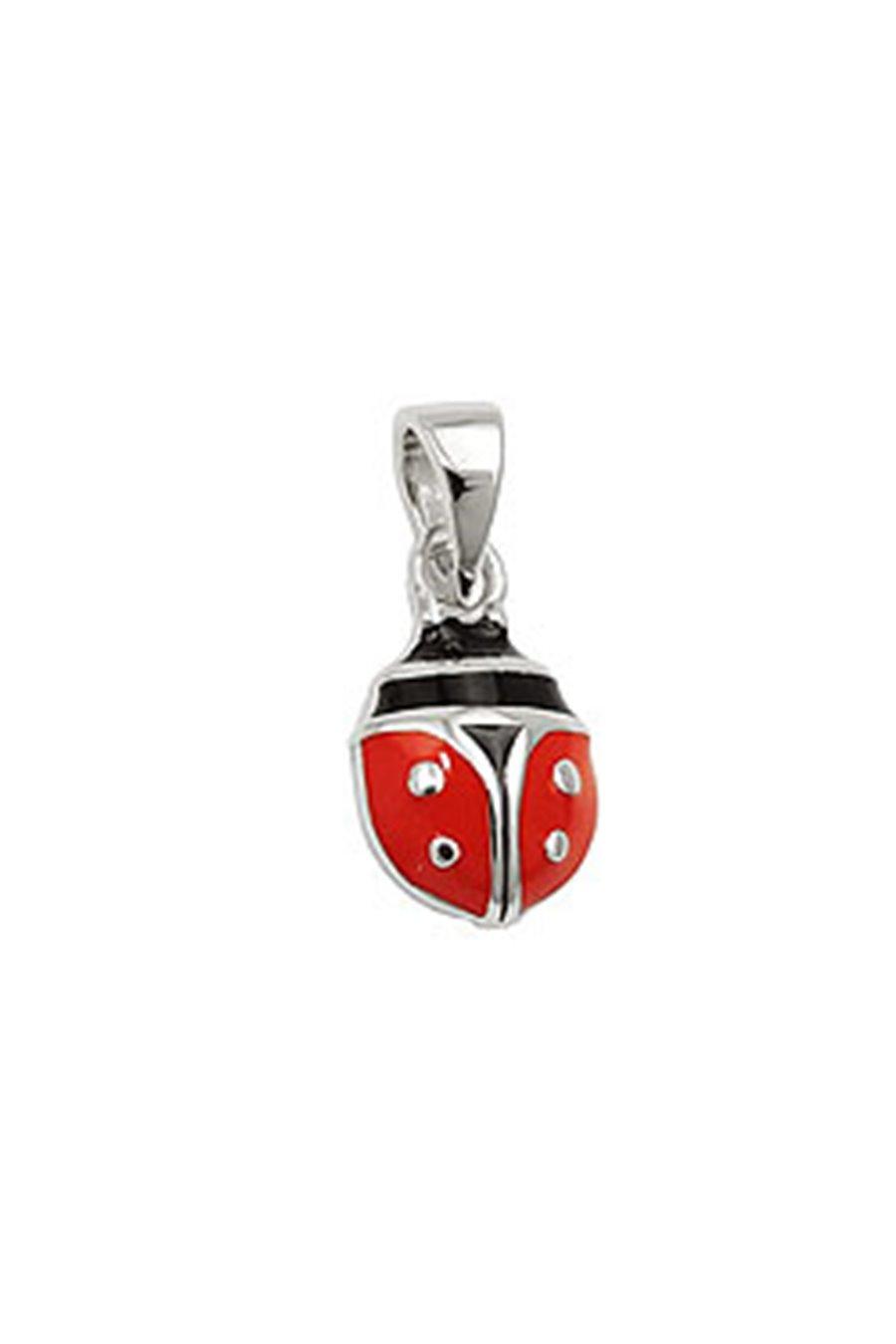 Pendant Ladybird Red-Black Silver 925 - GL93866