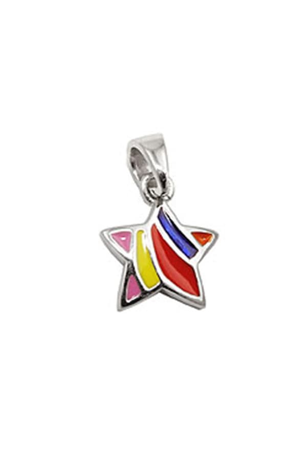 Pendant Star Multi-Colored Silver 925 - GL93867