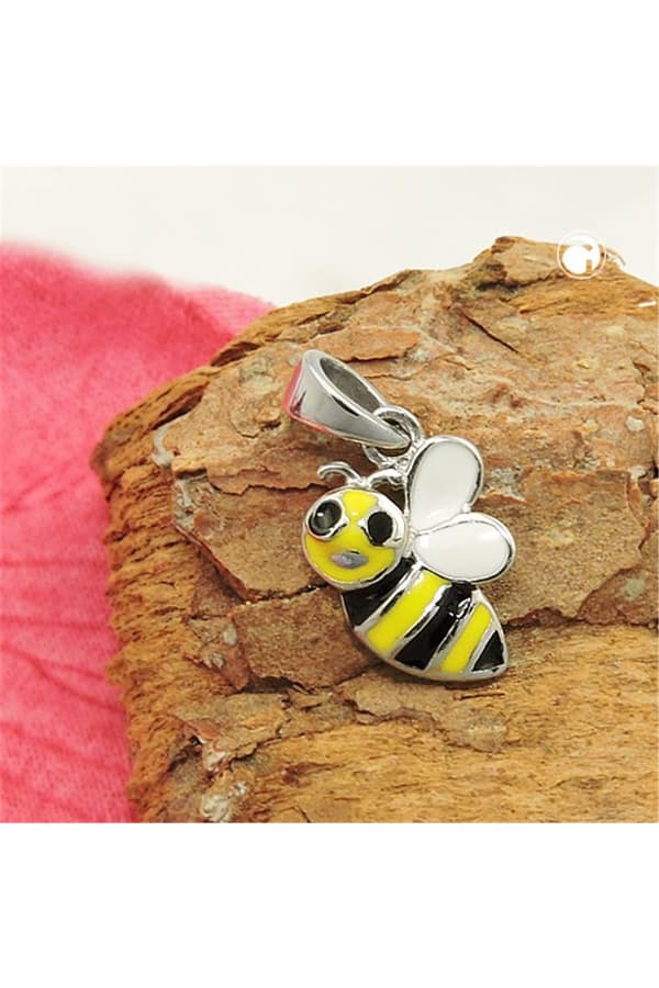 Pendant Bee Multi-Colored Silver 925 - GL93890