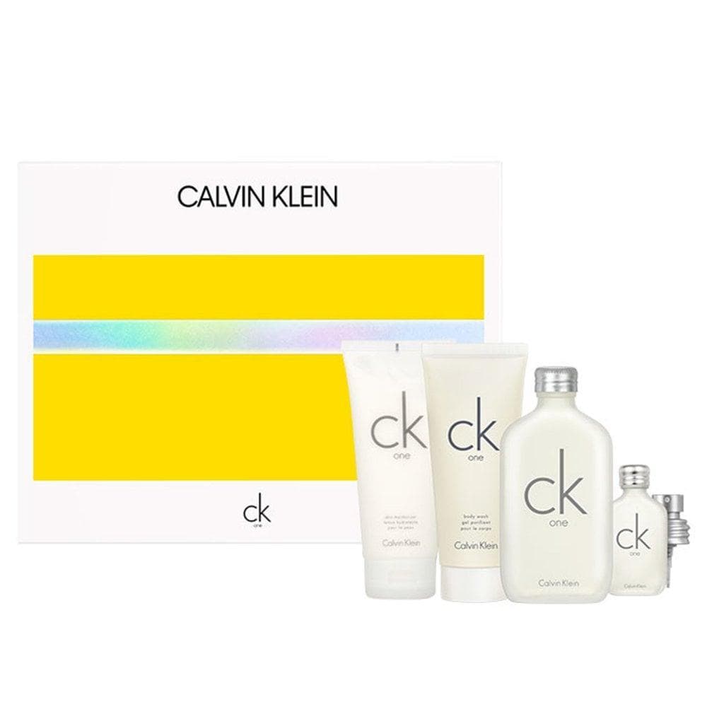 Calvin Klein Ck One Edt 200ml + Edt 15ml + Skin Moisturizer 200ml + Bodywash 100ml Giftset