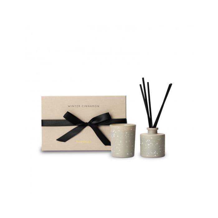 VICTORIAN CANDLE/DIFFUSER BOX WINTER CINNAMON