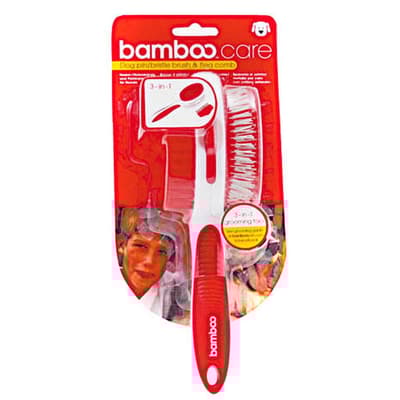 Munchkin Bamboo 3-In-1 Double Sided Dog Brush