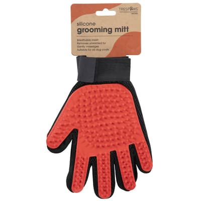 Trespass Teddy Trespaws Dog Grooming Gloves