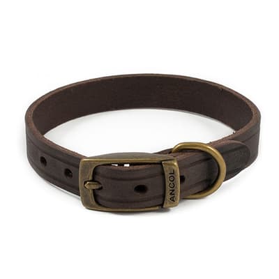 Ancol Heritage Latigo Leather Pet Collar 16mm