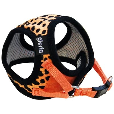Gloria Leopard Print Touch Fastening Dog Chest Harness