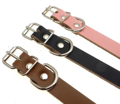 Hundkoppel Läder 38-48cm
