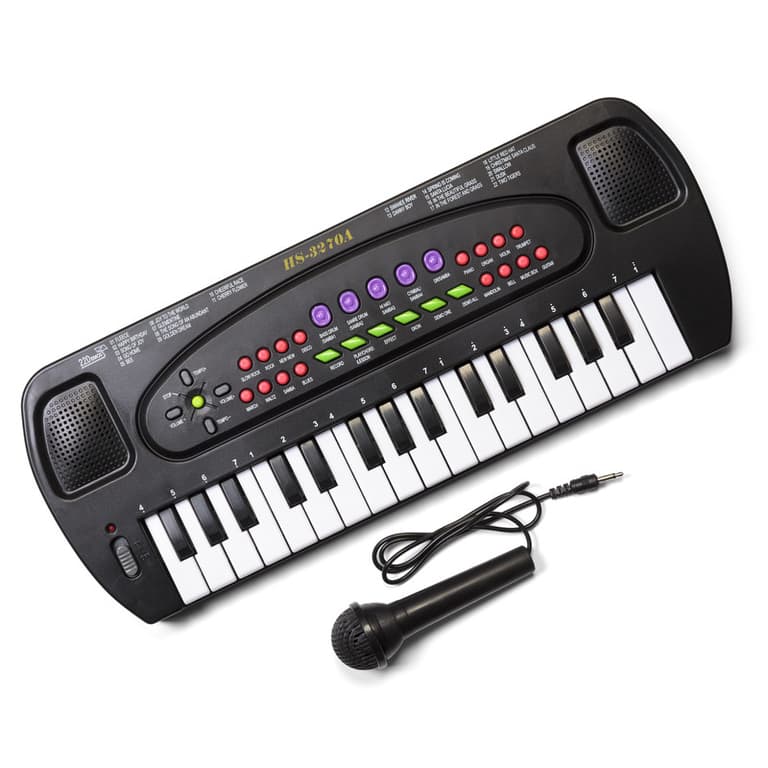 Keyboard med mikrofon