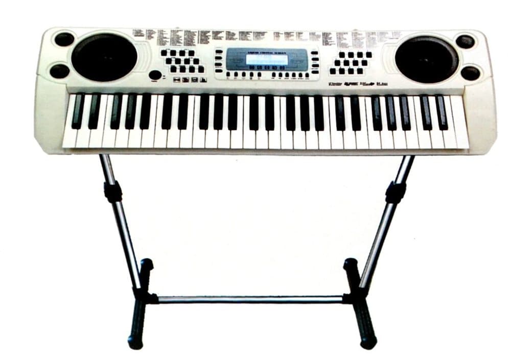 Keyboard med högtalare,54 tangenter