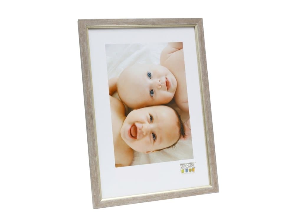 Deknudt S46AF3, Plastikk, Beige, Enkel bilderamme, 15 x 20 cm, Rektangulær, 168 mm
