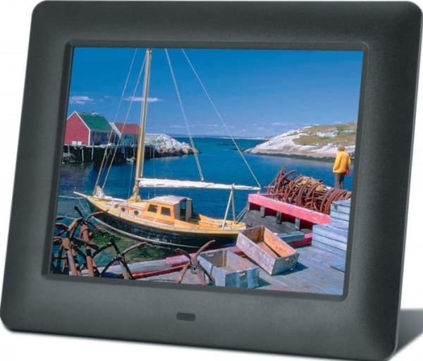 Braun DigiFrame 7060 - Digital fotoramme - 7" - 800 x 600 - matt svart