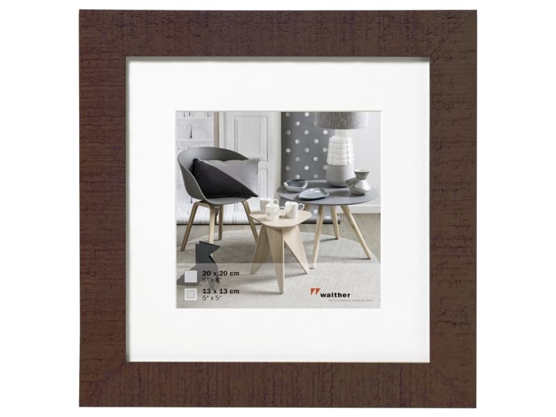 Nuotrauku remelis Walther Home 30x30 Wood nut medžio HO330N